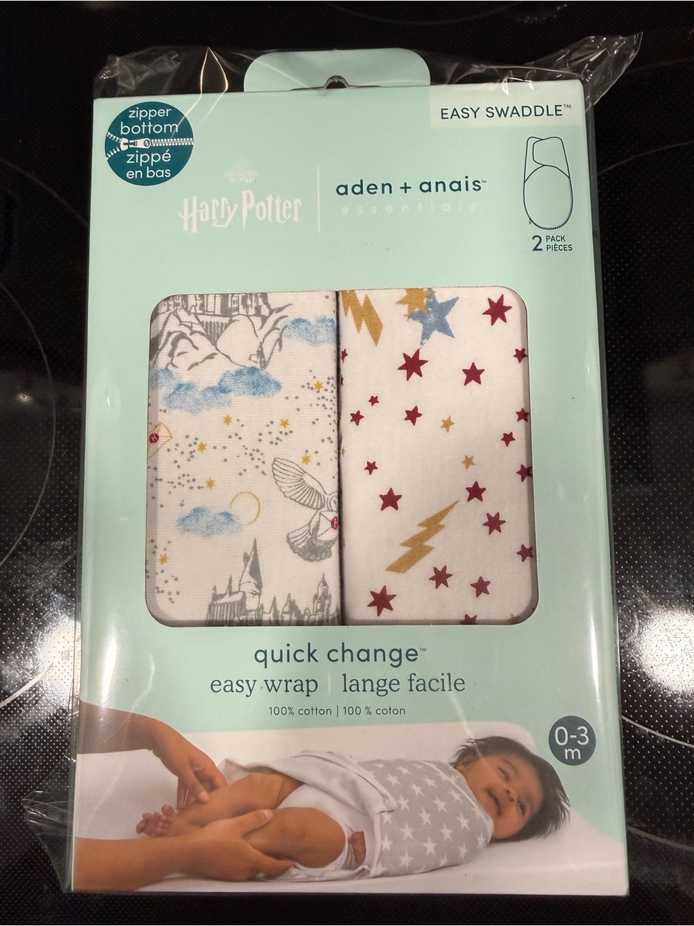 aden + anais x Harry Potter Easy Swaddle 2-Pack